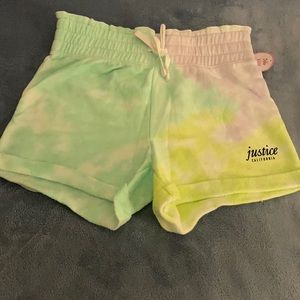 Multiple color shorts for girls from justice